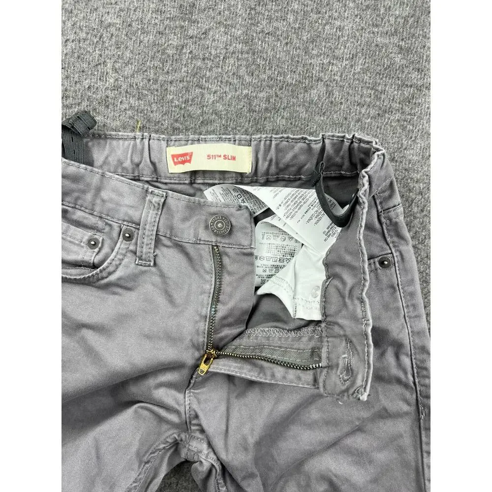 Levi's‎ 511 Slim Fit Men's Jeans Gray W26 L27